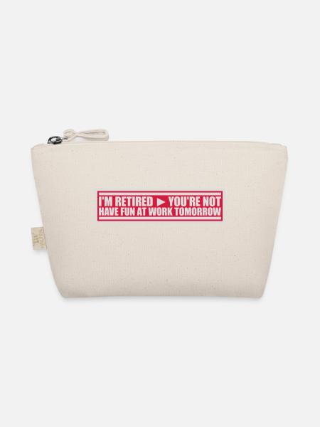 have fun at work - Organic Pouch - nature - Front