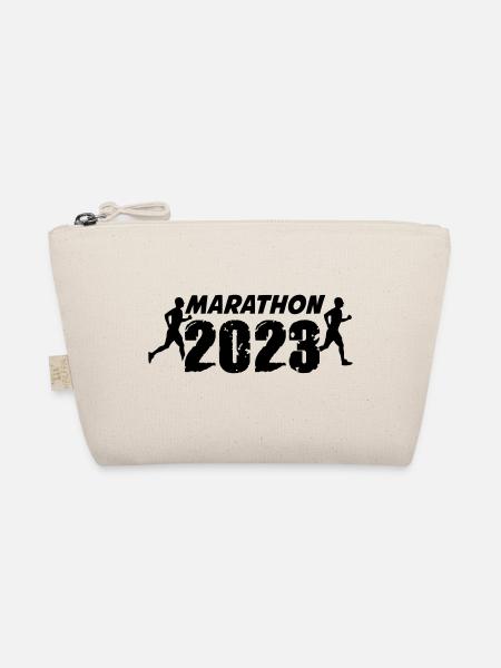 Marathon 2023 - Bio-Täschchen - Natur - Vorne