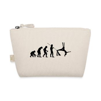 Evolution Graphic Gymnast Gymnastics Acrobat Acrob - Bio-Täschchen - Natur - Vorne