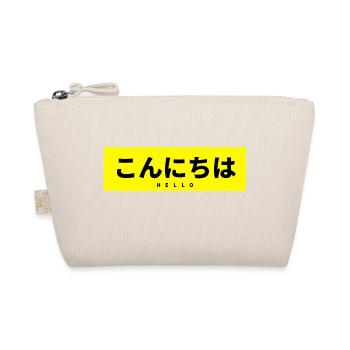 japanisch - Bio-Täschchen - Natur - Vorne