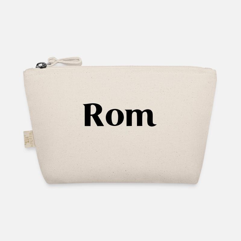 Rom - Schwarz Bio-Täschchen