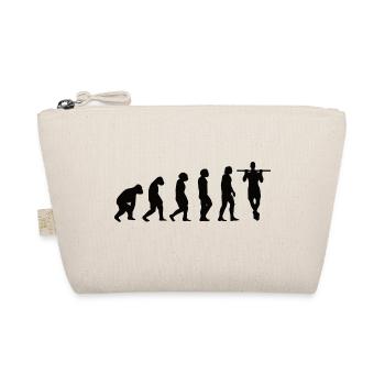 Fitness Muscle Athlete Bodybuilder Strength Training - Organic Pouch - nature - Front