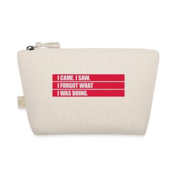 I came saw forget - Organic Pouch - nature - Front