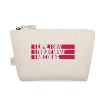 I came saw forget - Organic Pouch - nature - Front