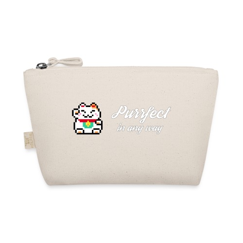 Purrfect in any way (White) - Organic Wee Pouch