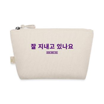 Koreanisch - Bio-Täschchen - Natur - Vorne