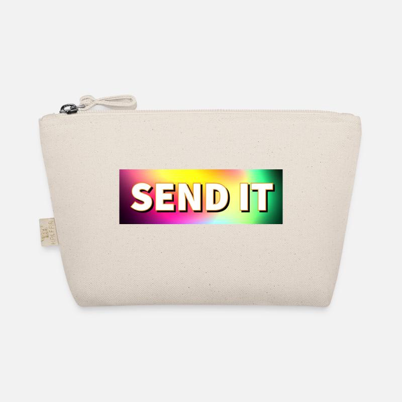 SEND IT Boxlogo - Bio-Täschchen - Natur