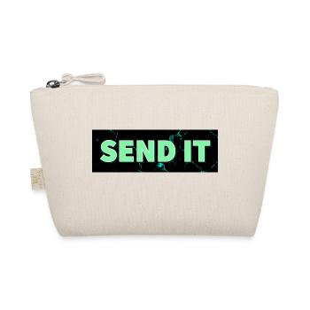 SEND IT box logo - Organic Pouch - nature - Front