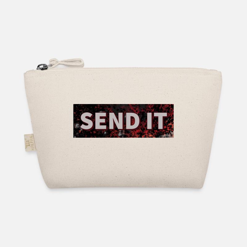 SEND IT Boxlogo - Bio-Täschchen - Natur