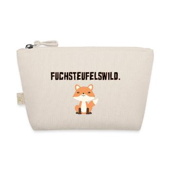 Fuchsteufelswild Lustig Fuchs Geschenk - Bio-Täschchen - Natur - Vorne