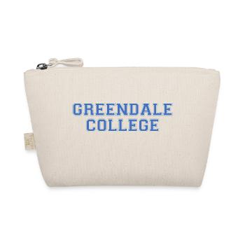 Greendale College Uni Quote Gift - Organic Pouch - nature - Front