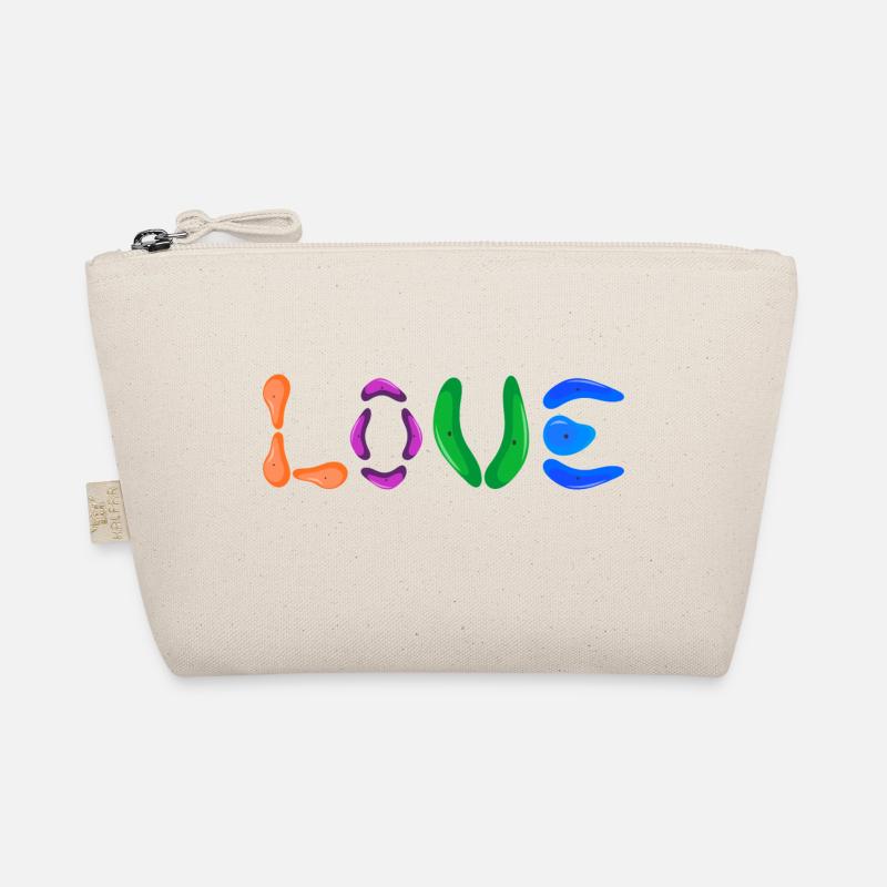 Boulderers bouldering climbing hall "Boulder-Love" Organic Pouch