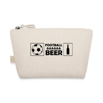 Fußball Soccer - Bio-Täschchen - Natur - Vorne