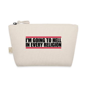 in going to hell - Organic Pouch - nature - Front
