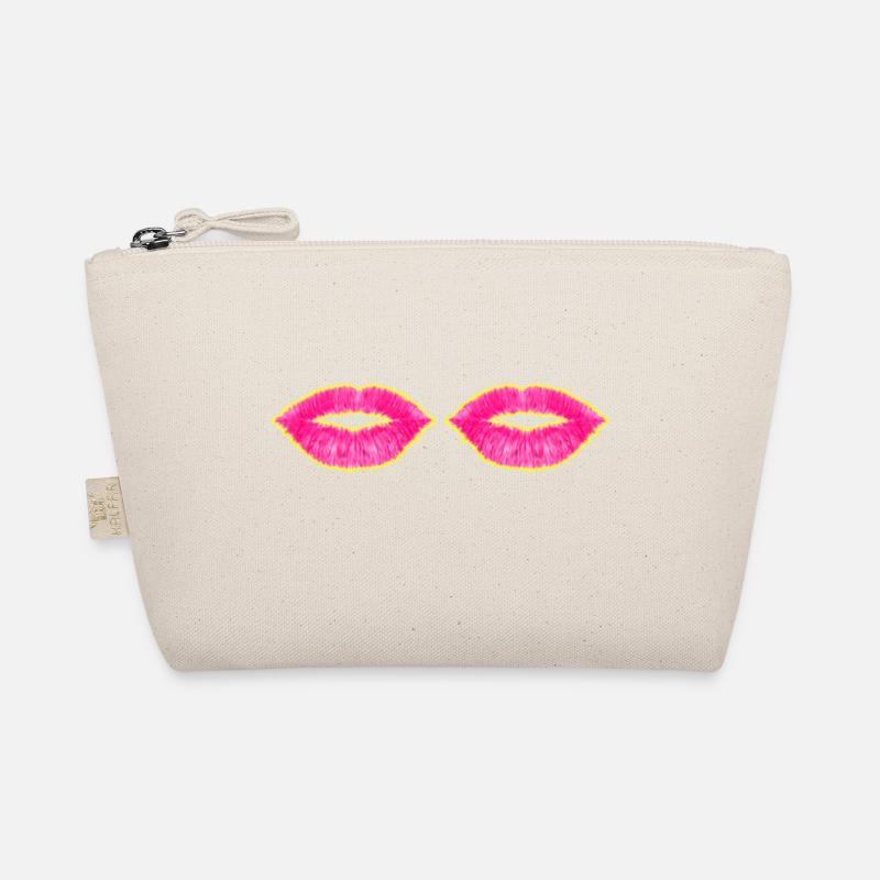 Lippen 2 Bio-Täschchen