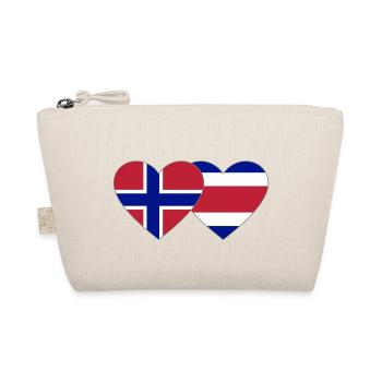 Norvège Costa Rica Flag Heart - Trousse biologique - nature - Devant
