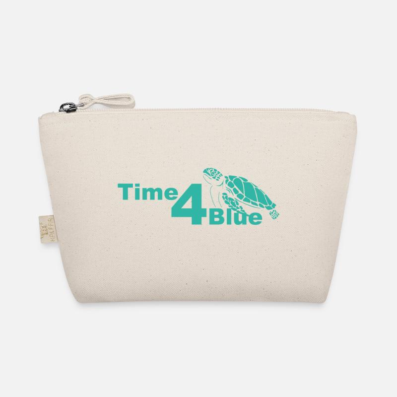 Time4Blue Logo Turquoise Trousse biologique