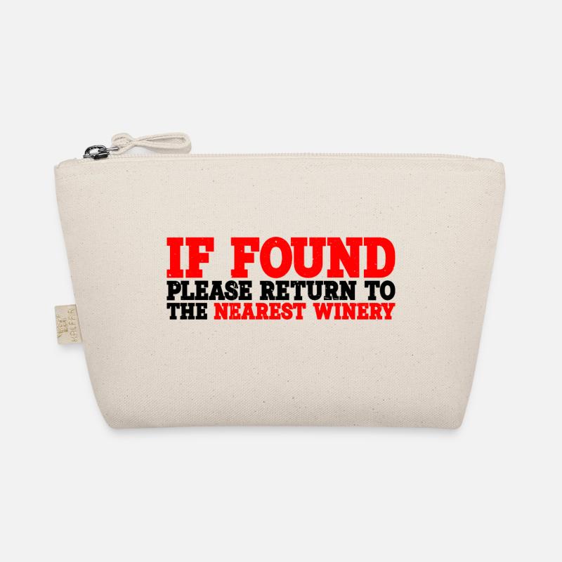 If Found Please Return To The Nearest Winery 4 Bio-Täschchen