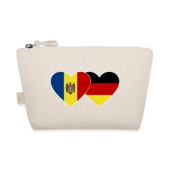 Moldavie Allemagne Drapeau Coeur - Trousse biologique - nature - Devant