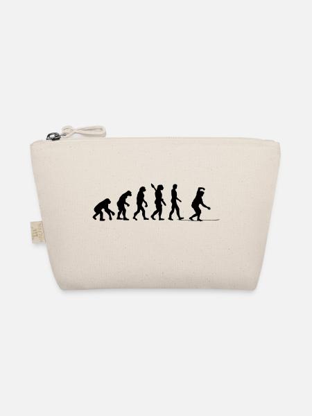 Slackline Geschenk Slackliner Tricklining - Bio-Täschchen - Natur - Vorne