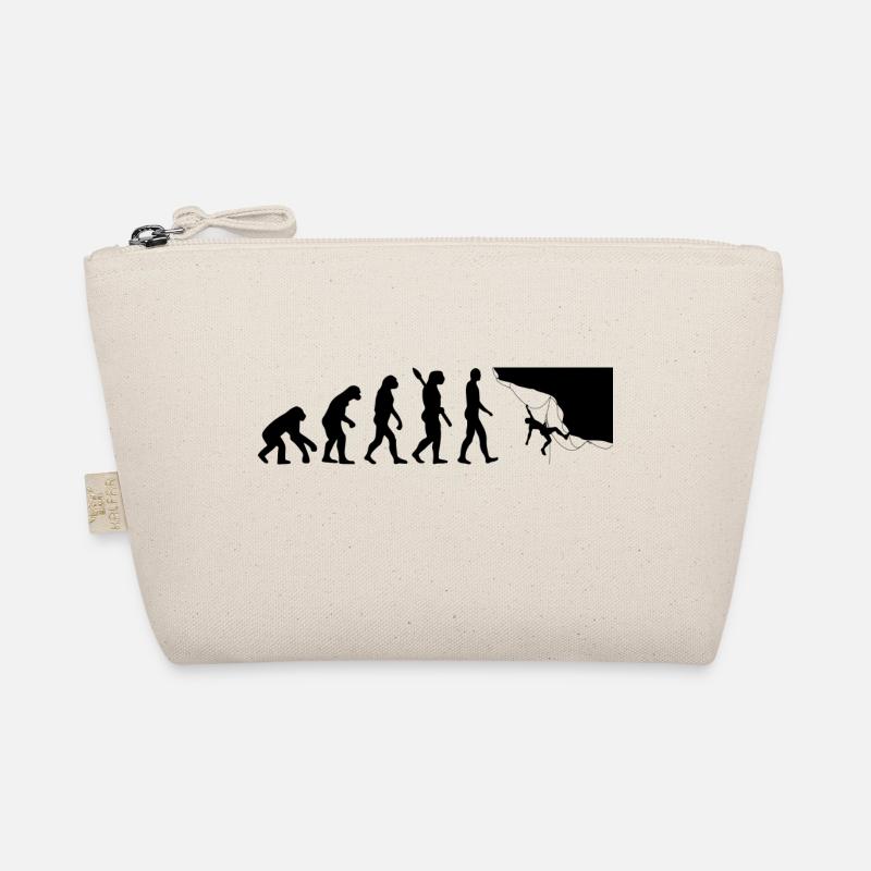 Evolution Graphic Climbing Climber Bouldering Boul Bio-Täschchen