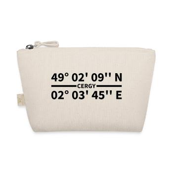 Cergy coordinates - Organic Pouch - nature - Front
