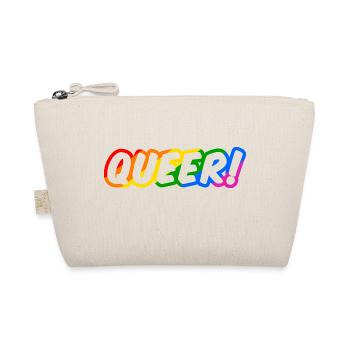 Queer Gay Pride - Organic Pouch - nature - Front
