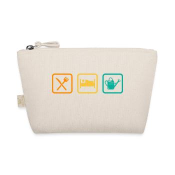 Eat Sleep Garden Repeat Gardening Gardener Horticu - Bio-Täschchen - Natur - Vorne