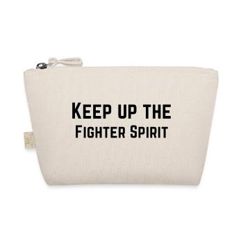 Keep up the fighter spirit - Organic Pouch - nature - Front