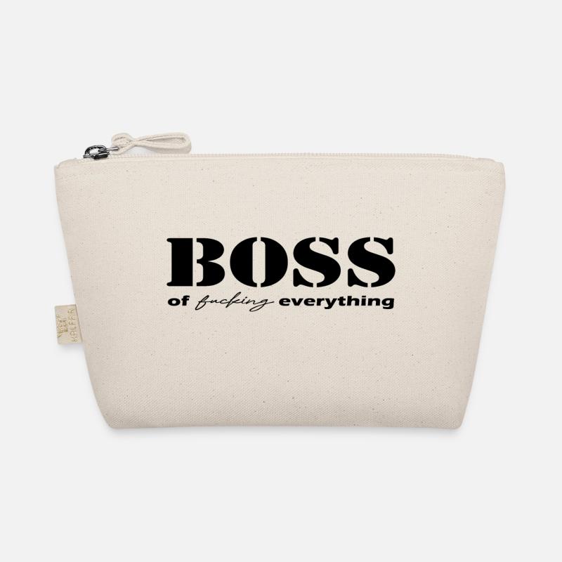 Boss of everything black Organic Pouch