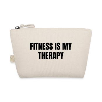 Fitness ist Therapie - Bio-Täschchen - Natur - Vorne