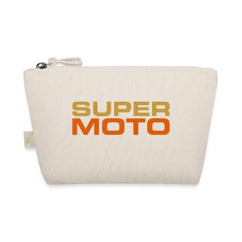 Logo SUPER MOTO sport orange - Trousse biologique - nature - Devant
