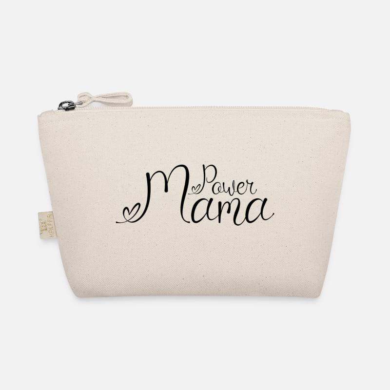 Power Mama Schwarz Bio-Täschchen