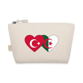 Turquie Algérie Drapeau Coeur - Trousse biologique - nature - Devant