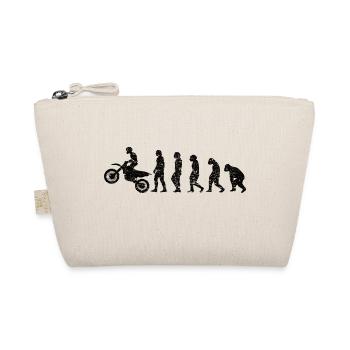 Motorcross Motorcycle Motorcycle Fan Motorcyclist - Organic Pouch - nature - Front