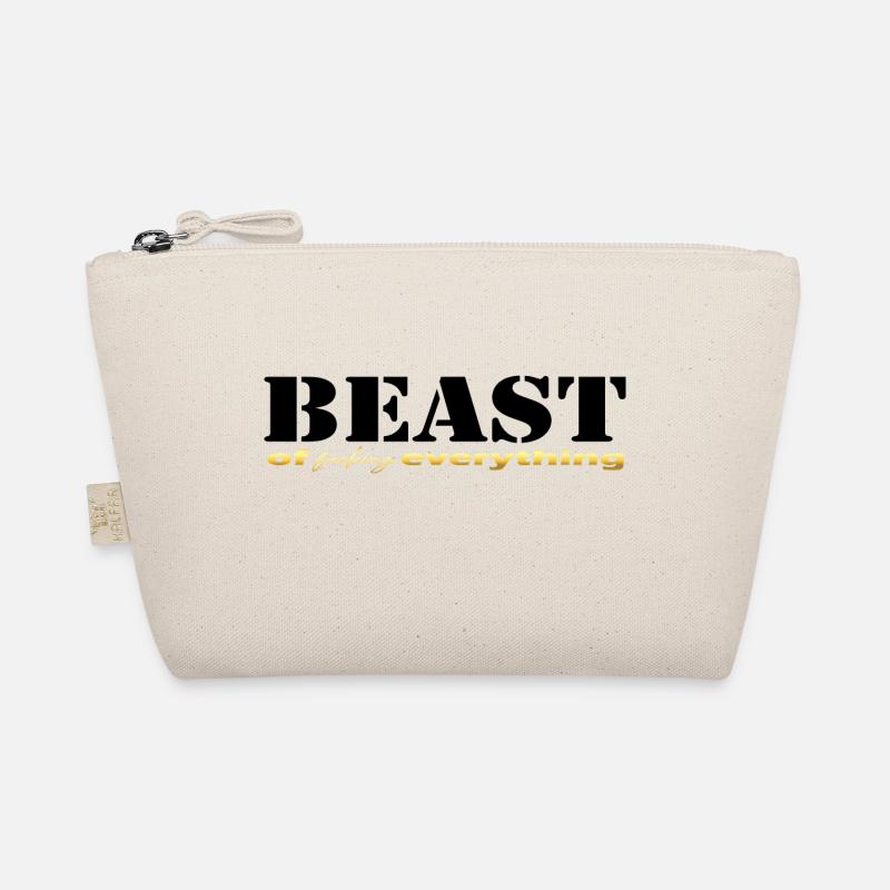 Beast everything black Bio-Täschchen