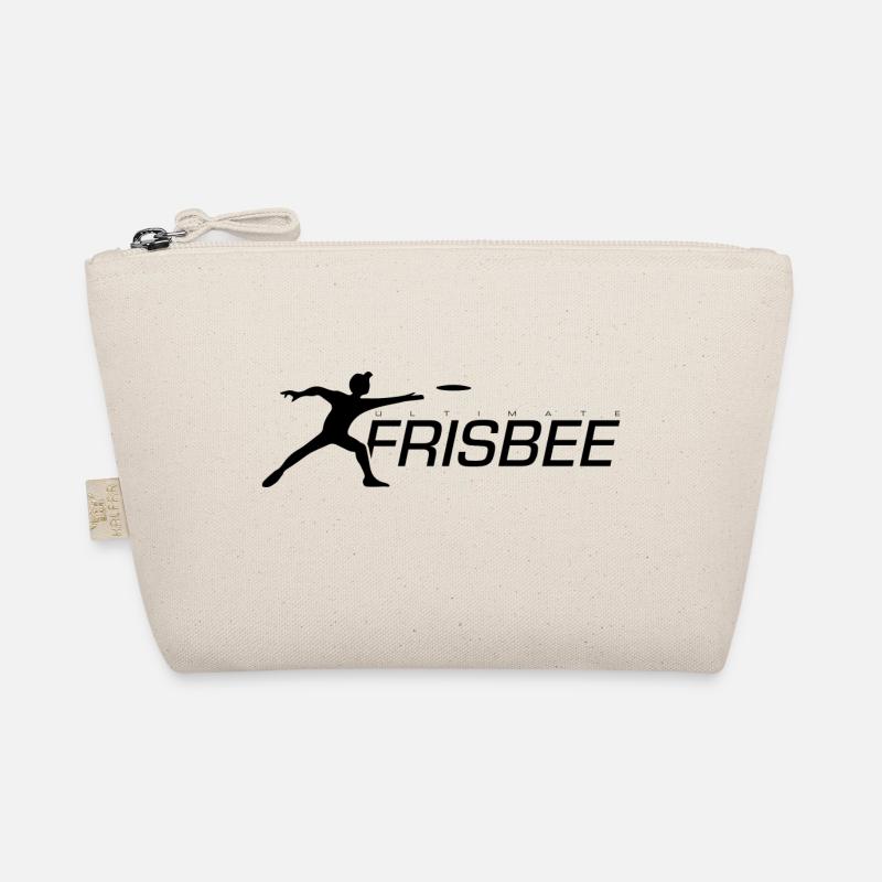 ultimate frisbee in schwarz - Bio-Täschchen - Natur