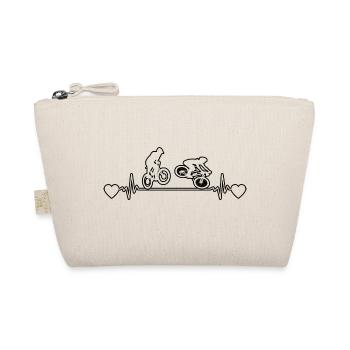 Bicycle Cycling Cyclists Cyclists - Organic Pouch - nature - Front