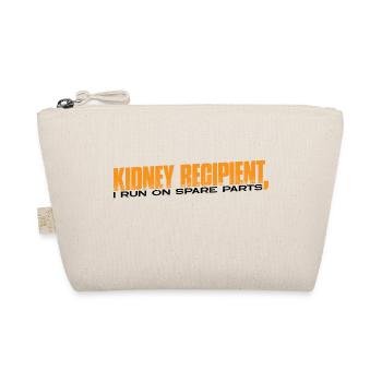 Kidney Recipient, I Run On Spare Parts 14 - Organic Pouch - nature - Front