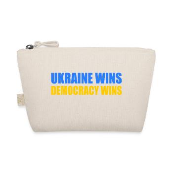 Ukraine wins democracy wins - Organic Pouch - nature - Front
