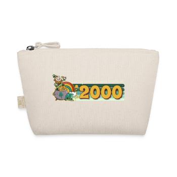 Lucky Ones Were Born in 2000 tee St. Patrick's - Organic Pouch - nature - Front