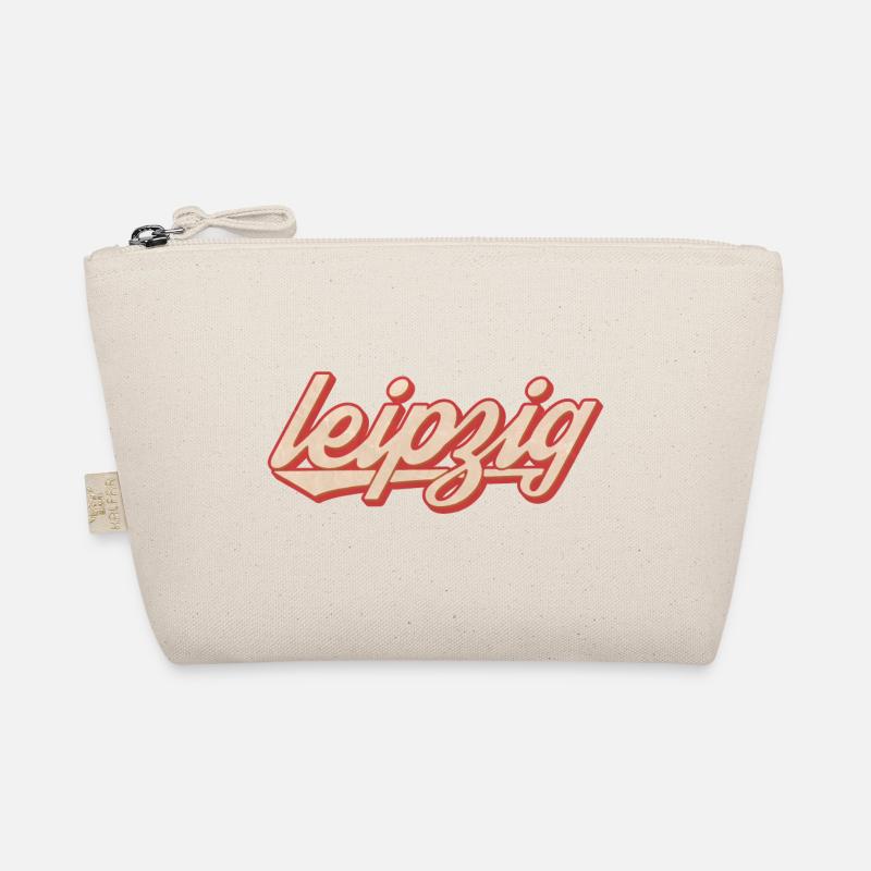 Leipzig Script Vintage Logo Bio-Täschchen