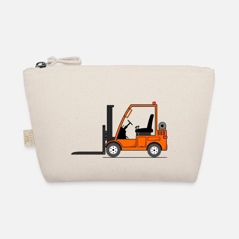 Stapler Gabelstabler Orange Bio-Täschchen