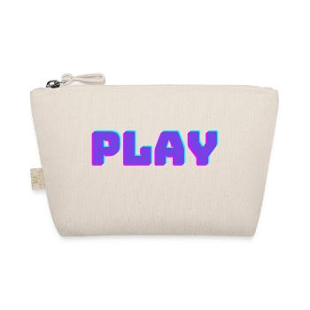 PLAY - das Piece für Gamer - Bio-Täschchen - Natur - Vorne