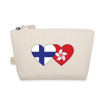 Finlande Cœur de drapeau de Hong Kong - Trousse biologique - nature - Devant
