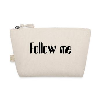 Follow me design for all sorts of occasions - Organic Pouch - nature - Front