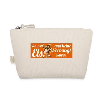 Ich will Eis und keine Werbung! Keine Werbung! - Bio-Täschchen - Natur - Vorne