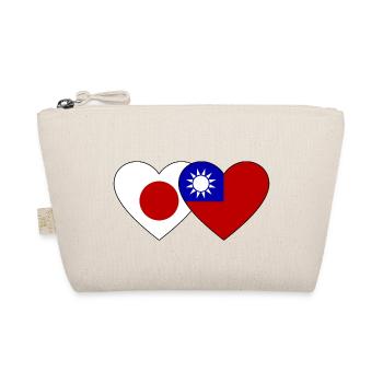 Japon Cœur de drapeau de Taïwan - Trousse biologique - nature - Devant