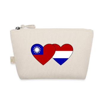 Cœur de drapeau de la Hollande de Taïwan - Trousse biologique - nature - Devant