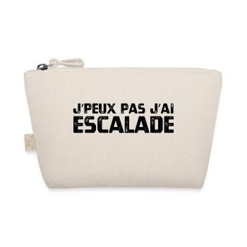 J’PEUX PAS J’AI ESCALADE - Trousse biologique - nature - Devant